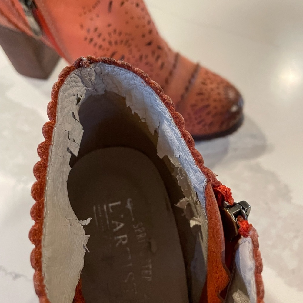 Leather booties - Picture 5 of 6
